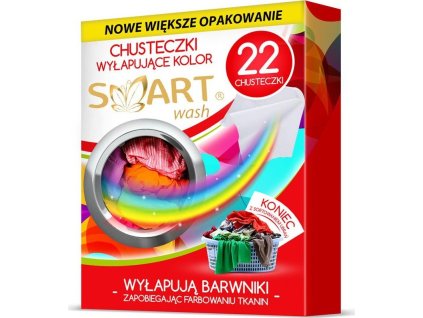 smart color praci ubrousky proti zabarveni barevneho pradla 22 ks