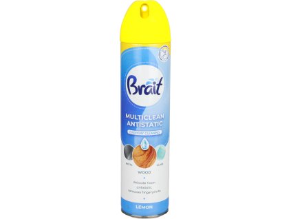 brait multicleaner na nabytek antistatic lemon 300 ml