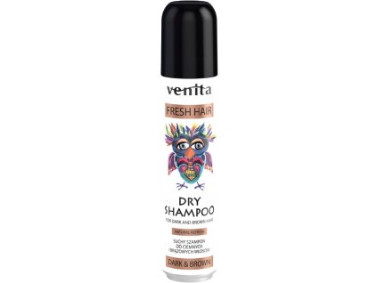 fresh suchy sampon pro tmave a hnede vlasy 75 ml