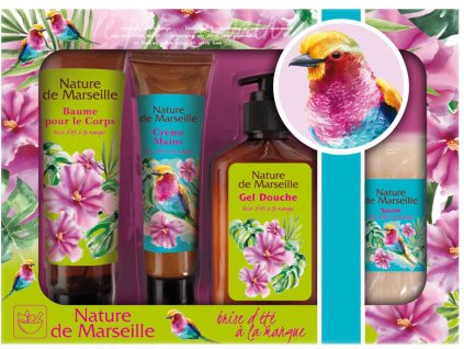 nature de marseille set slunecne mango mlekokrem na rucesprchovy gelmydlo