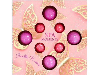 spa monents set sumivych kouli do koupele vanilla 4x30g 4x20g