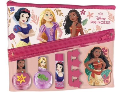 princezny set s balzamem na rty lakem na nehty separatorem a pilnikem