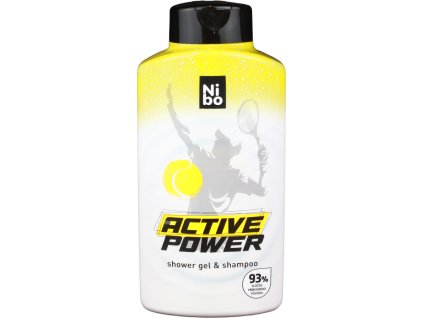 nibo new pansky sprchovy gel a sampon active power 500 ml
