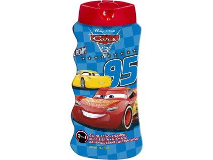cars 2v1 sampon a pena do koupele 475 ml