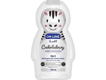 on line le petit 3v1 sampon myci a sprchovy gel bila cokolada 350 ml