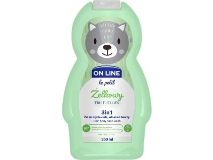 on line le petit 3v1 sampon myci a sprchovy gel ovocne zele 350 ml