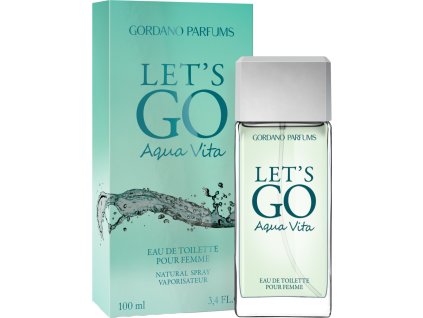 gordano lets go aqua vita damske edt 100 ml