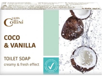laura collini toaletni mydlo coco a vanilla 100 g