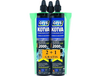 kotva montážní chemická 300ml VINYLESTER 2+1 GRATIS