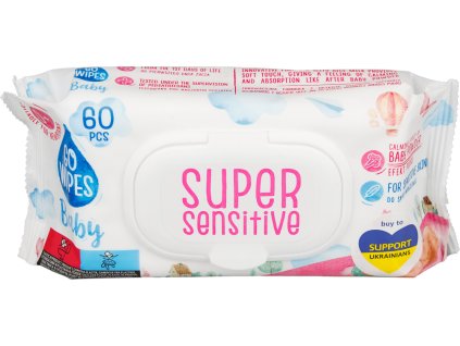 smile ubrousky vlhcene super sensitive 60 ks