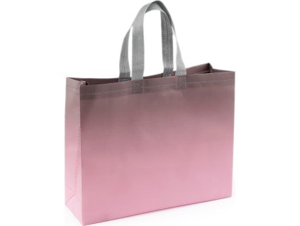 Taška z laminované netkané textilie 31x26 cm (Balení 1 ks, Varianta 1 pudrová šedá)