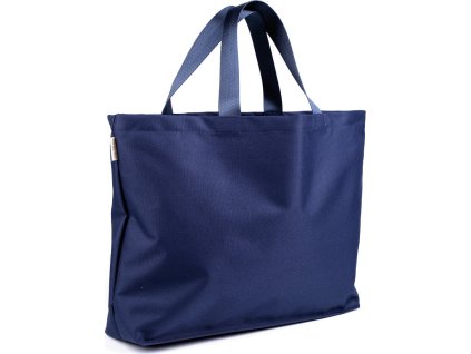 Pevná nákupní taška (Balení 1 ks, Varianta 2 (6 cm) modrá tmavá)