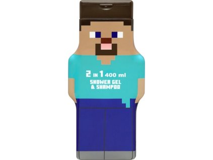 minecraft steve 2d 2v1 sprchovy gel a sampon 400 ml