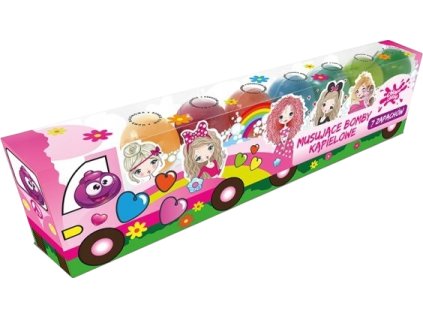 set sumivych kouli do koupele modelky 7x50 g