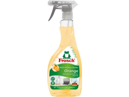 Čistič na lesklé povrchy Frosch, multifunkční, pomeranč, 500 ml