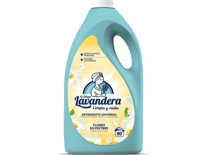 Prací gel Lavandera, divoké květiny, 4500 ml/90 pracích dávek, na praní