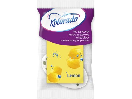 kolorado wc niagara toilet block in basket 35 g lemon