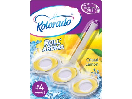 kolorado roll aroma three phase toilet block cristal lemon 51 g