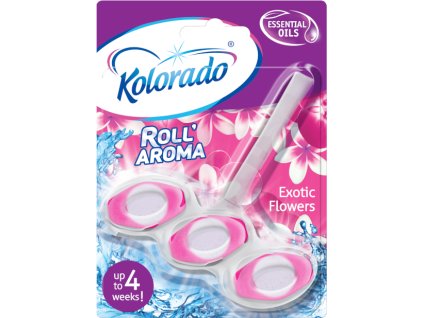 kolorado roll aroma three phase toilet block exotic flowers 51 g