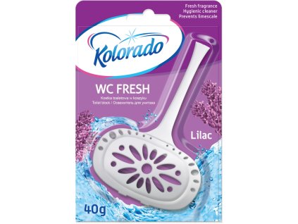 kolorado wc fresh toilet block in basket lilac scent 40 g