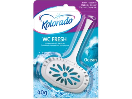 kolorado wc fresh toilet block in basket ocean scent 40 g