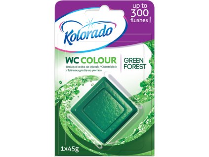 kolorado wc colour toilet block green 1 pcs