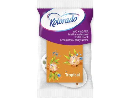 kolorado wc niagara toilet block in basket 35 g tropical