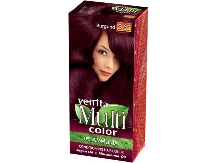 multi color barva na vlasy 565 burgund 5050
