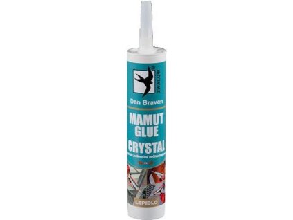 Den Braven - MAMUT GLUE Crystal vysokopevnostní lepidlo 290ml - transparentní