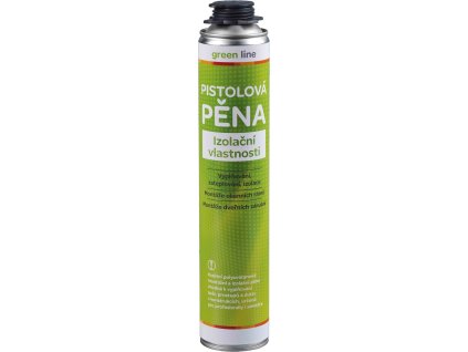 pěna montážní 750ml pistolová GREEN LINE