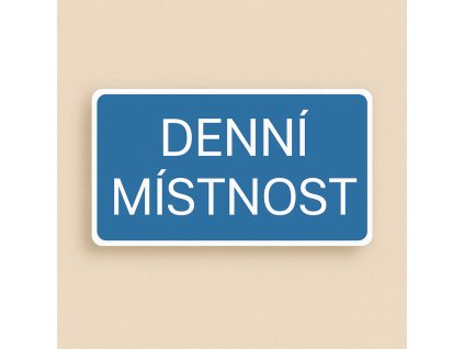Denní místnost (Verze Samolepka 190 x 90 mm tl. 0.1 mm - Kód: 16899)