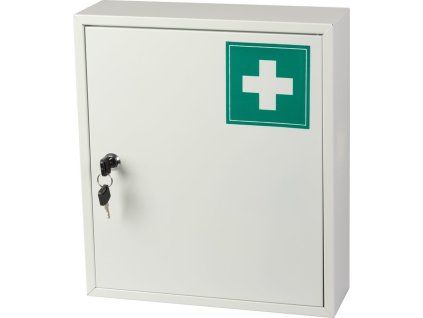 Lekárnička MEDIC, 31x10x36 cm, nástenná, kovová