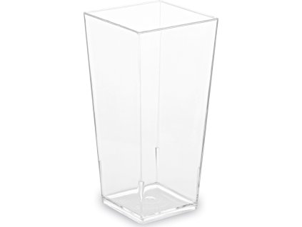 Fingerfood kelímek (PS) hranatý čirý 40 x 40 x 82 mm 85ml [40 ks]