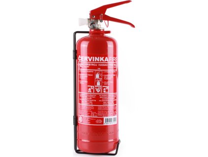Hasící přístroj práškový 2kg S REVIZÍ (8A/55B/C) (Verze 8A/55B/C - Kód: 17963)