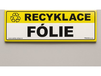 Recyklace  Fólie (Verze Samolepka 290 x 100 mm tl. 0.1 mm - Kód: 14108)
