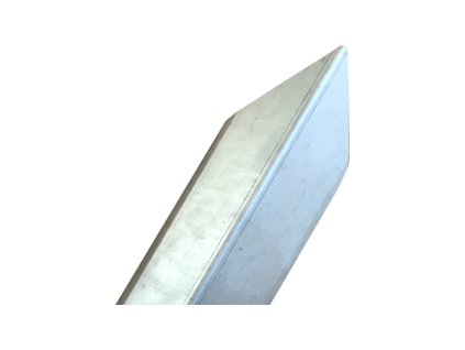 Ochranný roh ocelový (Verze POZINKOVANÝ, Rozměry: 150 cm x 4,5 cm x 1 mm - Kód: 17873)