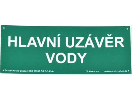 Hlavní uzávěr vody