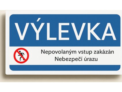 Výlevka (Verze Samolepka 190 x 90 mm tl. 0.1 mm - Kód: 08348)