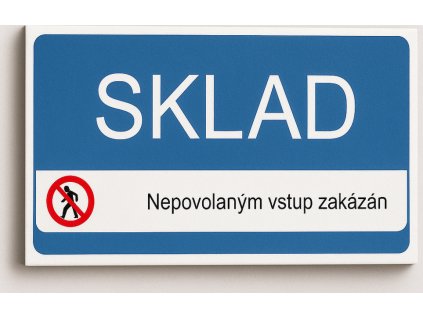 Sklad (Verze Samolepka 190 x 90 mm tl. 0.1 mm - Kód: 03403)