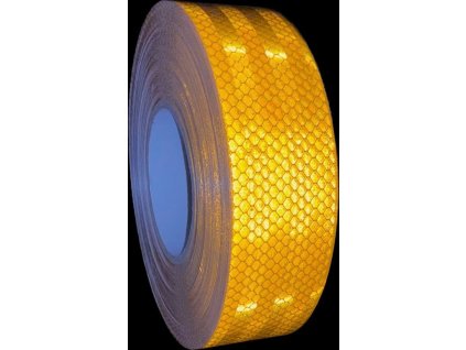 Reflexní páska konturová SignUS RS45-5 - žlutooranžová (Verze 50 mm x 1 m - 50 mm x 1 m - Kód: 18123)