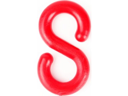 Spojovací díl na řetěz, červený (Varianty Řetězový článek "S" červený, Kód: 25240)