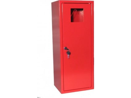 Požární skříň na hasicí přístroj - celokovová (Verze pro hasicí přístroj 6 kg - Kód: 07025)
