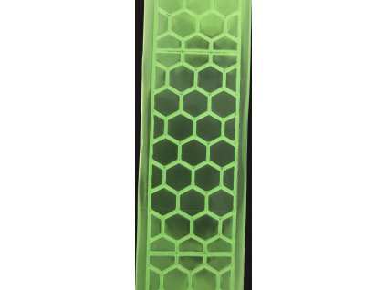 Reflexní fotoluminiscenční páska - GLOWSTAR (Verze fotoluminiscenční - 50 mm x 1 m - Kód: 17631)