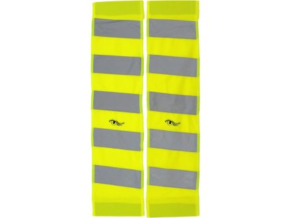 Žlutý reflexní magnetický pás na auto a jiné vyčnívající předměty do vozovky, 2 ks rozměr 22 x 27 x 1,5 cm (Varianty Pás s magnety reflexní žlutý, 2 ks rozměr 22 x 27 x 1,5 cm, Kód: 25718)