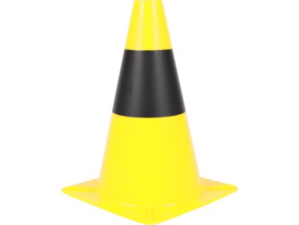 Výstražný kužel žluto-černý (Verze 50 cm - Kód: 04864)