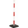 Ohraničovací mobilní sloupek  s podstavcem Signus DH-CP90, červenobílý (Varianty Ohraničovací mobilní sloupek s podstavcem Signus DH-CP90, červenobílý, Kód: 26221)