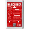 Hasící deka Firex H11 v odolném plastovém pouzdře (Verze H11, rozměr: 1 x 1 m, tvrdý obal - bílý, Kód: 10795)