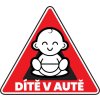Dítě v autě, samolepka 10,5 cm (Varianty Dítě v autě, samolepka 10,5 cm, Kód: 25640)