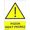 Pozor nízký průřez (Verze Plast 148 x 210 mm (A5) tl. 2 mm - Kód: 00440)