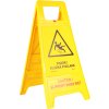 Výstražný stojan "Pozor kluzká podlaha" druhé jakosti CZ/AJ - plně funkční - výjimečná cena! (Varianty Výstražný stojan, poškozený, CZ/AJ, Kód: 27755)
